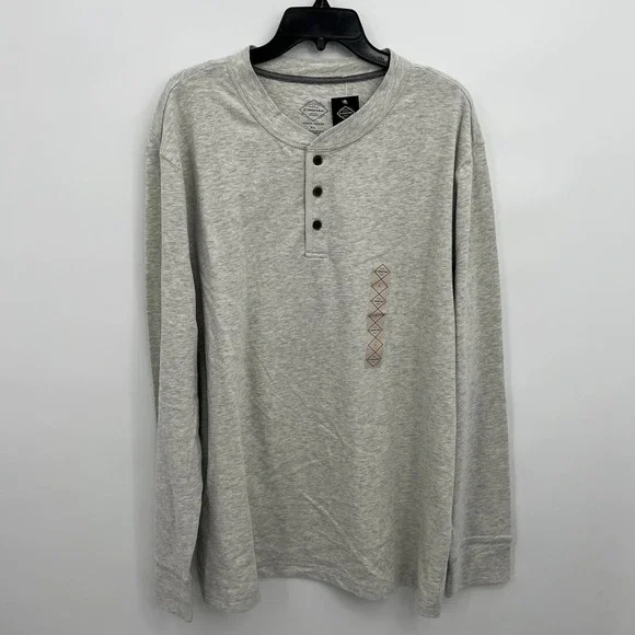 John's Bay Shirts St Johns Bay Mens Gray Long Sleeve